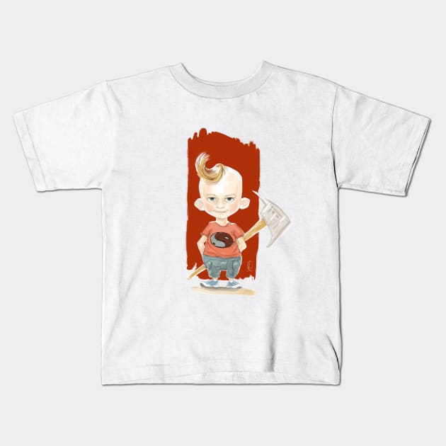 Axe Kids T-Shirt by STEERA